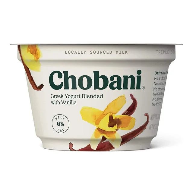 Chobani Greek Yogurt 8oz - Vanilla