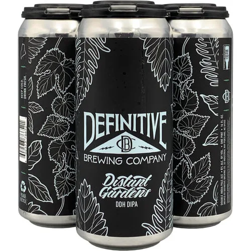 Definitive Brewing Co. 16oz Cans 4 Pack - Distant Gardens DDH IPA