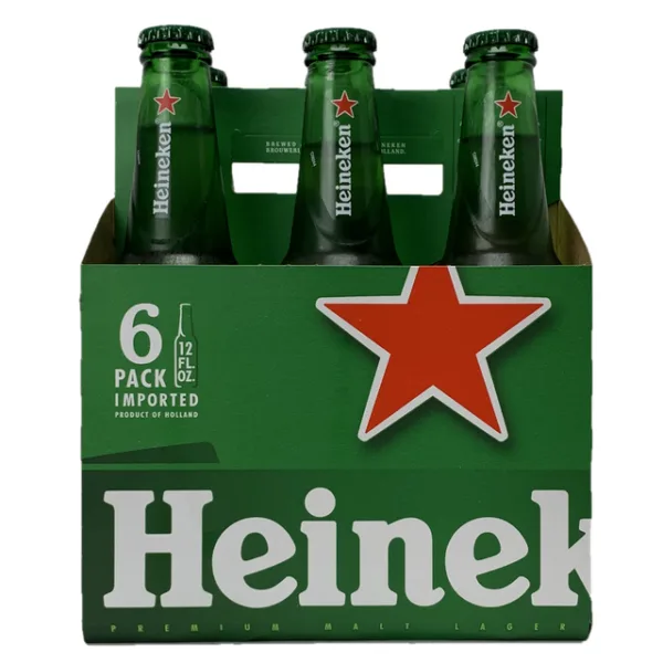Heineken Original 12oz Bottles 6 Pack