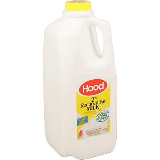 Hood 2% Reduced Fat Milk 1/2 Gallon