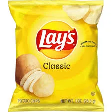 Lays Potato Chips 2 5/8 ounce snack size - Classic