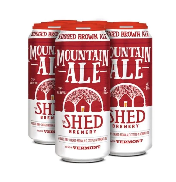 The Shed Brewery Mountain Ale 16oz Cans 4 pack