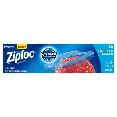 Ziploc Bags - Freezer - Gallon - 14 Count